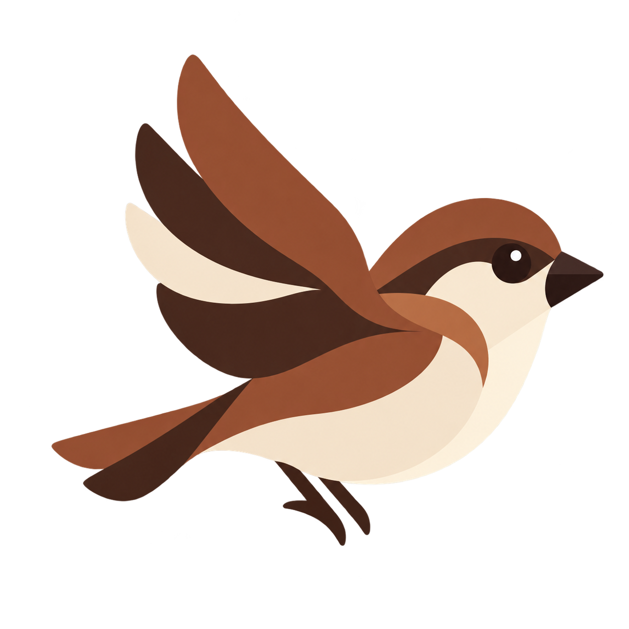 Sparrow’s original brown bird logo